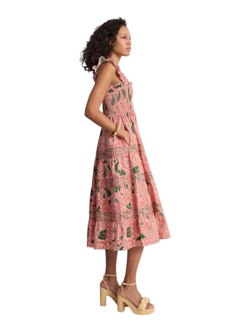 Hill House Home Pink Floral Ellie Nap Dress in size M. - Picture 3 of 9
